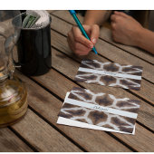 Giraffenmuster Safari-Stil anpassbar Postkarte