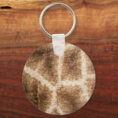 Giraffenmuster Schlüsselanhänger (Vorderseite)