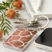 Giraffenmuster Schlüsselanhänger (Vorderseite rechts)