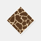 Giraffenmuster Serviette (Ecke)