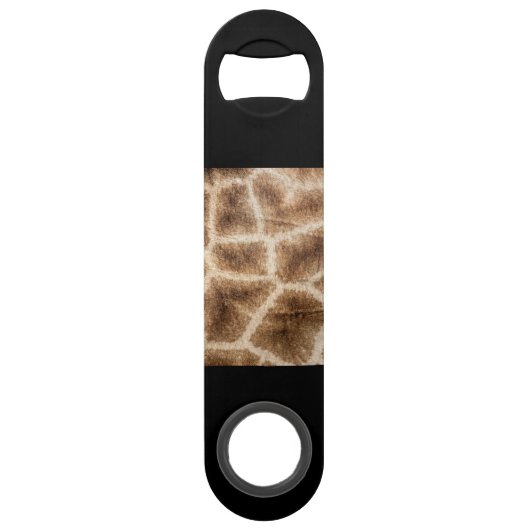 Giraffenmuster Speedflaschenöffner (Rückseite)