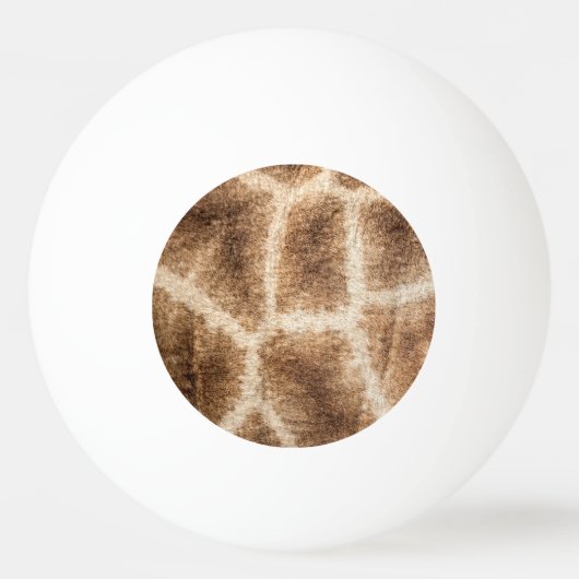 Giraffenmuster Tischtennisball (Rückseite)