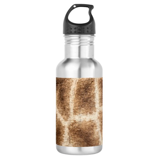 Giraffenmuster Trinkflasche (Vorderseite)