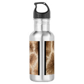 Giraffenmuster Trinkflasche (Rückseite)
