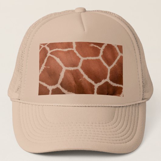 Giraffenmuster Truckerkappe (Vorderseite)