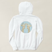 Giraffenpaar Hoodie (Design Rückseite)