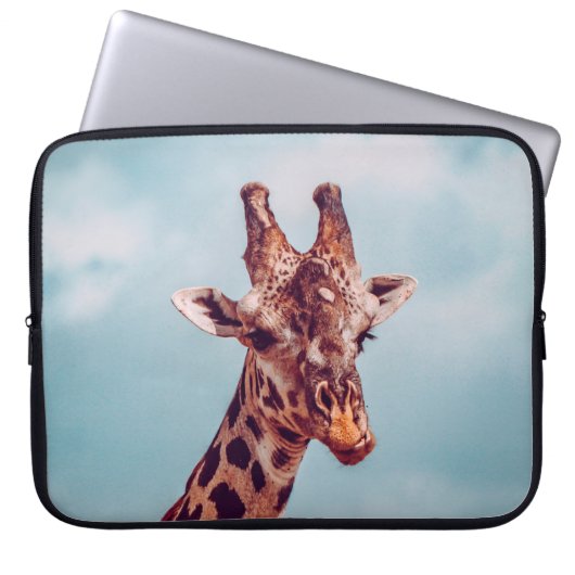 GIRAFFENPORTRAIT LAPTOPSCHUTZHÜLLE (Vorderseite)