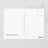 Giraffenportrait Postkarte (Rückseite)