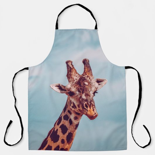 GIRAFFENPORTRAIT SCHÜRZE (Vorderseite)