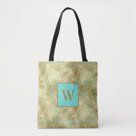 Giraffenprägung und goldene Prägung Tasche