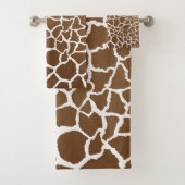 Giraffenprint Badhandtuch Set (Insitu)