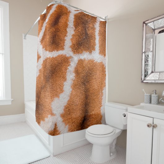 Giraffenprint Duschvorhang (Beispiel)