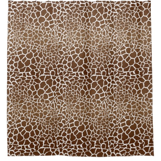 Giraffenprint Duschvorhang (Vorderseite)