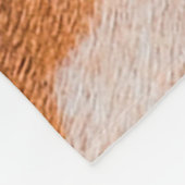 Giraffenprint Fleecedecke (Ecke)