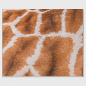 Giraffenprint Geschenkpapier (Flach)