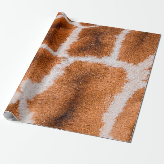 Giraffenprint Geschenkpapier (Ungerollt)