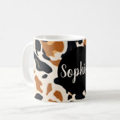 Giraffenprint Kaffeetasse (Vorderseite Links)