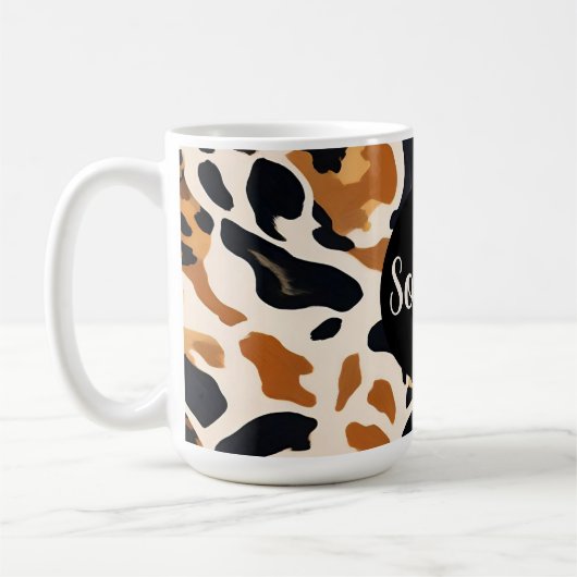 Giraffenprint Kaffeetasse (Links)