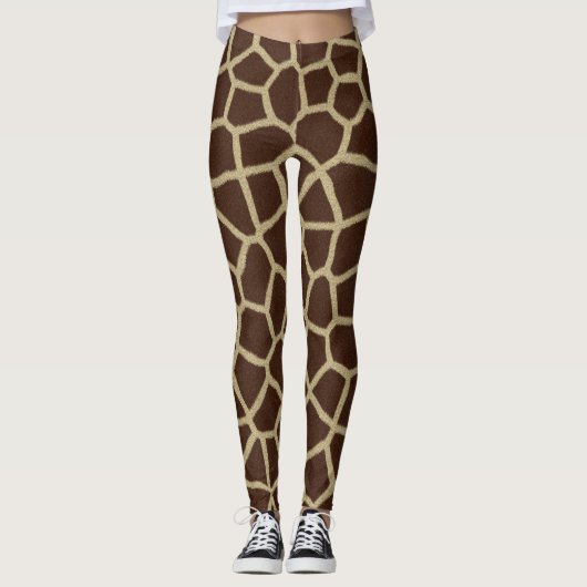 Giraffenprint-Leggings Leggings (Vorderseite)
