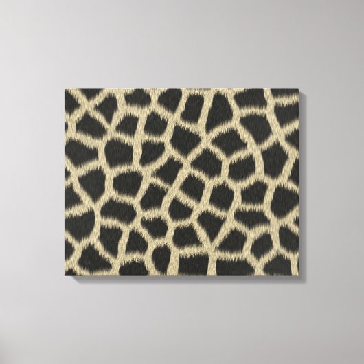 Giraffenprint Leinwanddruck (Vorderseite)