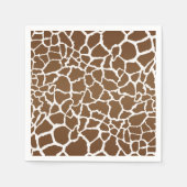 Giraffenprint Serviette (Vorderseite)