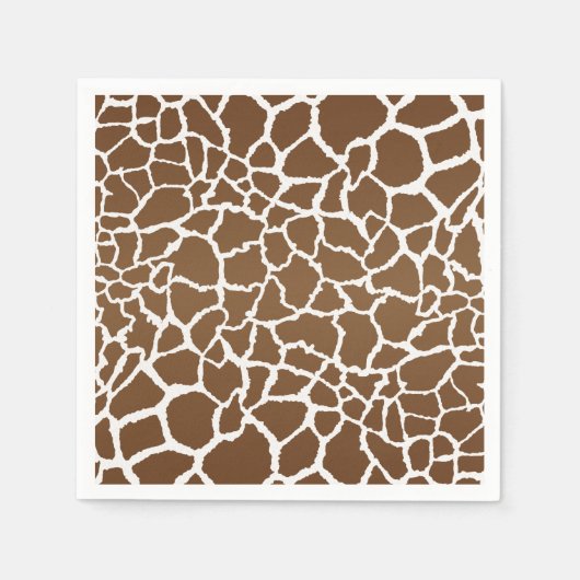Giraffenprint Serviette (Vorderseite)