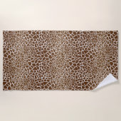 Giraffenprint Strandtuch (Vorderseite)