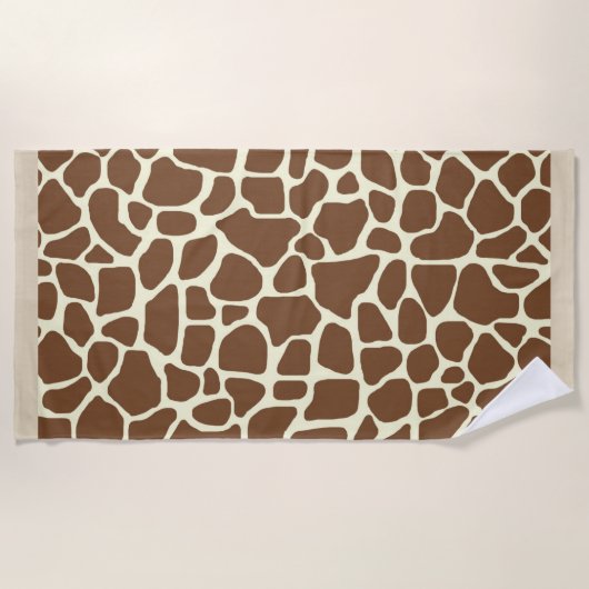 Giraffenprint Strandtuch (Vorderseite)