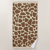 Giraffenprint Strandtuch (Vorderseite)