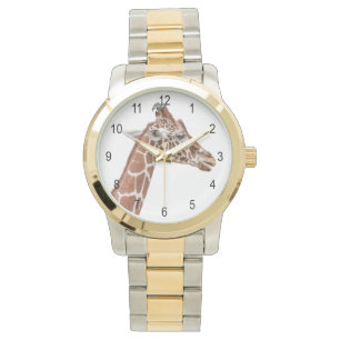 Giraffenprofil Armbanduhr