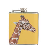 Giraffenprofil Flachmann (Vorderseite)