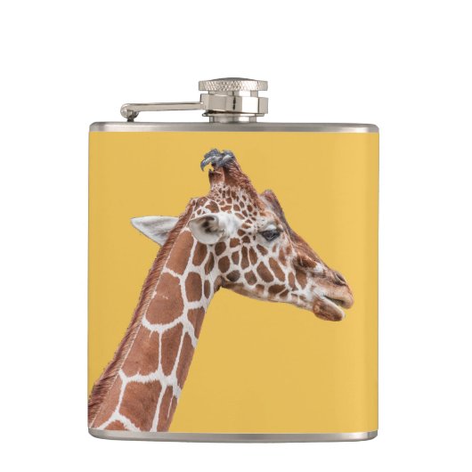 Giraffenprofil Flachmann (Vorderseite)