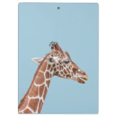 Giraffenprofil Klemmbrett (Rückseite)