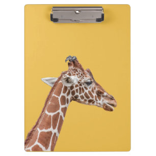Giraffenprofil Klemmbrett