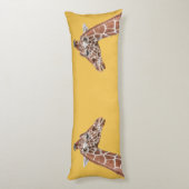 Giraffenprofil Seitenschläferkissen (Rückseite (Vertikal))