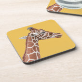 Giraffenprofil Untersetzer (Linke Seite)