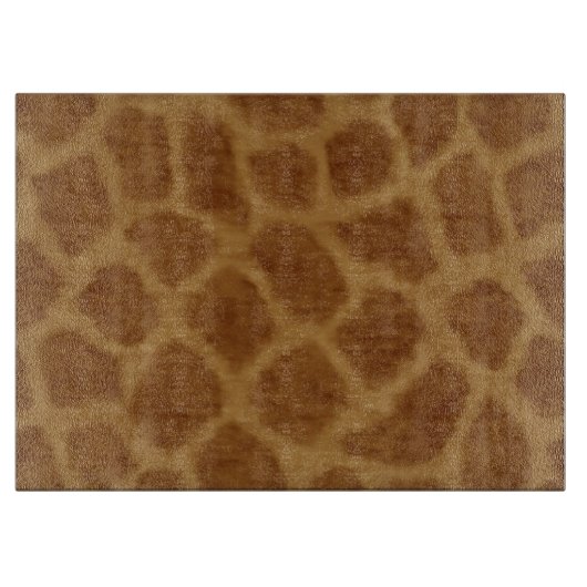 Giraffenschneidausschuss Schneidebrett (Vorderseite)