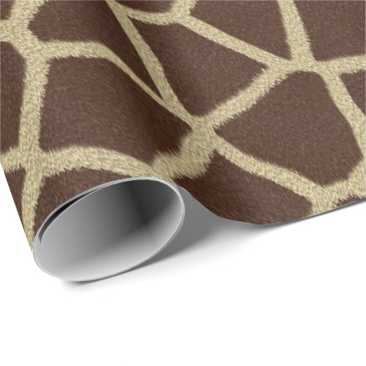 Giraffenschrift Geschenkpapier (Rolleneckpunkt)