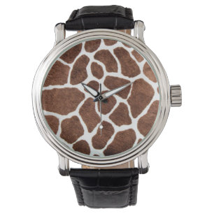 Giraffenstellen Armbanduhr