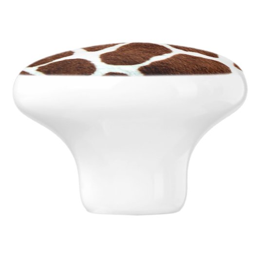 Giraffenstellen Keramikknauf (Seitenansicht)