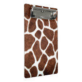 Giraffenstellen Mini Klemmbrett (Schrägansicht)