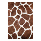 Giraffenstellen Mini Klemmbrett (Rückseite)