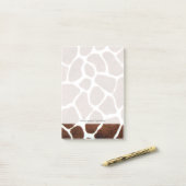 Giraffenstellen Post-it Klebezettel (Auf Schreibtisch)