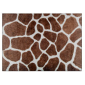 Giraffenstellen Schneidebrett (Vorderseite)