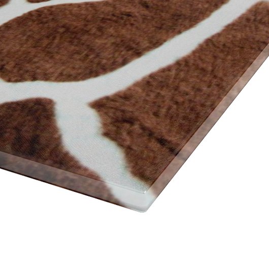 Giraffenstellen Schneidebrett (Ecke)