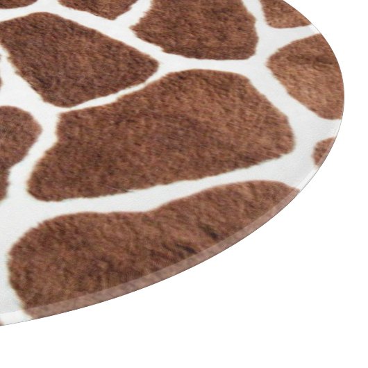 Giraffenstellen Schneidebrett (Ecke)