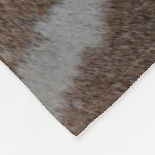 Giraffenstruktur Fleecedecke (Ecke)