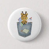 Giraffentaschenkumpel Button (Vorderseite)