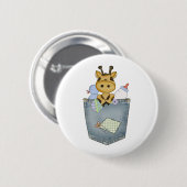Giraffentaschenkumpel Button (Vorne & Hinten)