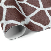 Giraffentierdruck Geschenkpapier (Rolleneckpunkt)